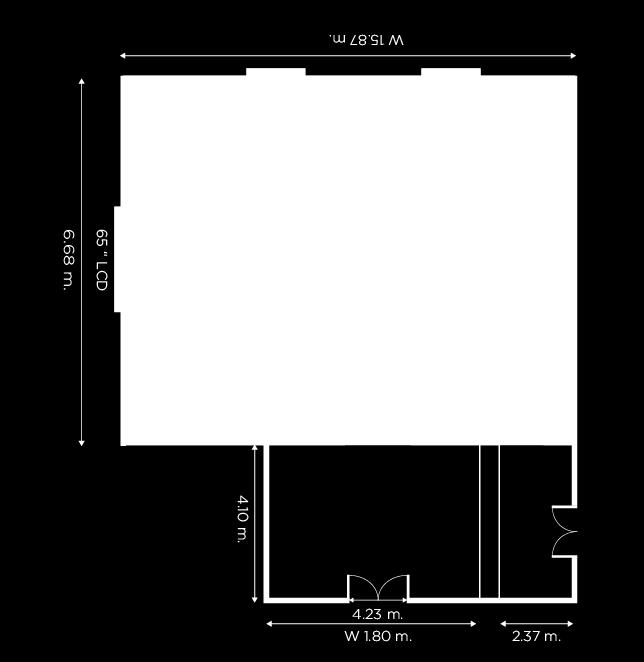 4 th FLOOR Wittayu Room Dimensions Capacity W x L x H Area Conference Theater Classroom U-Shape Reception (w/ stage) Banquet (rounds of 10) Chinese