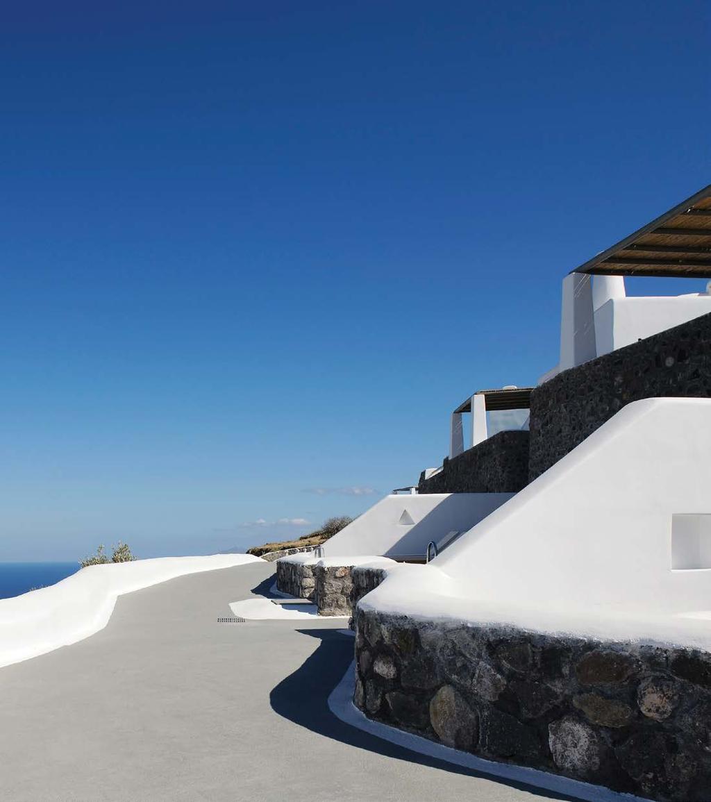 suites on the island combine Cycladic minimalism and