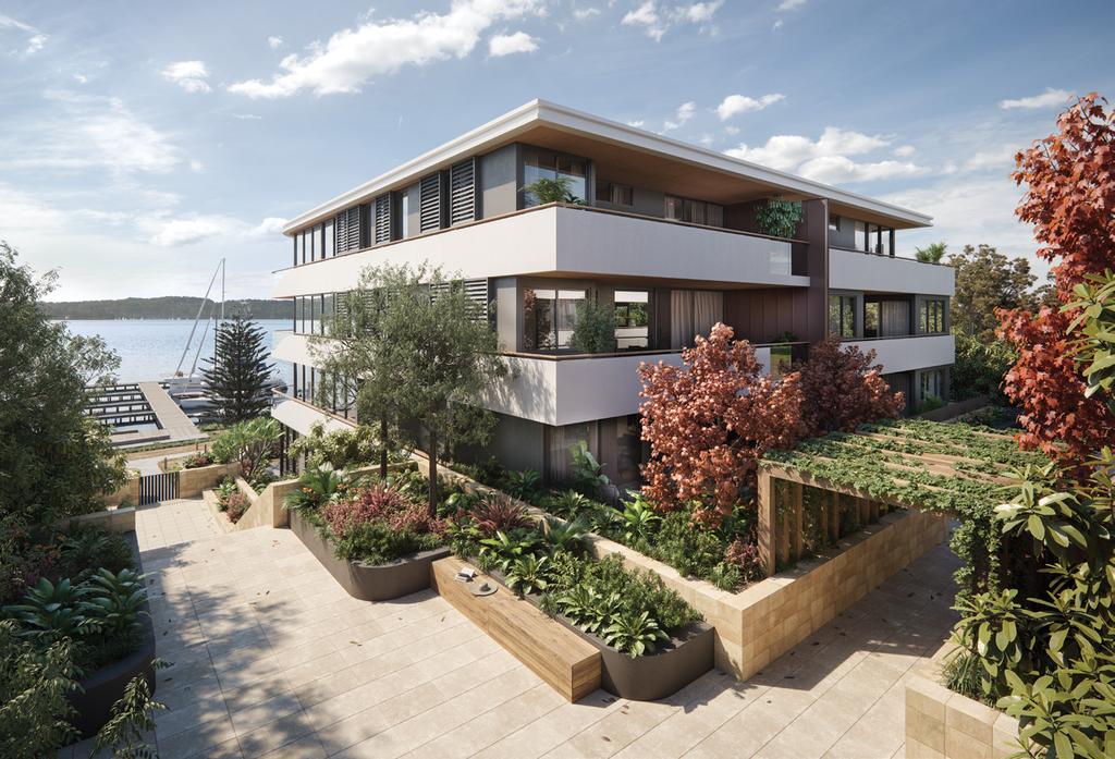 Artist Impression Bold, innovative and poised to become an architectural icon, Foreshore encompasses three buildings with significant separation between them and direct access to the waterfront.