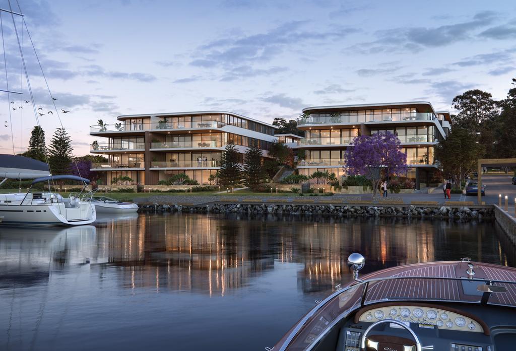 Artist Impression 08 09 Lakefront living at its finest Inspired design, a breathtaking setting and intimate views combine to create Lake Macquarie s most luxurious new waterfront