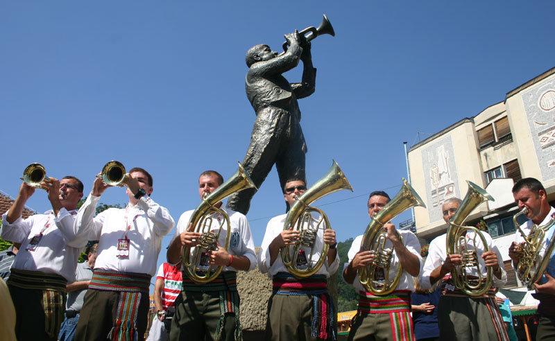 Serbia How do they celebrate trumpet art in Serbia?
