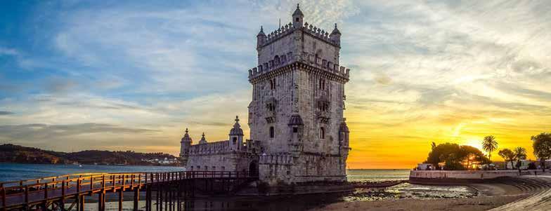 12:00 pm Depart for Belém, an UNESCO world heritage site, located on the shore of the Tagus River at the entrance to the Port of Lisbon.