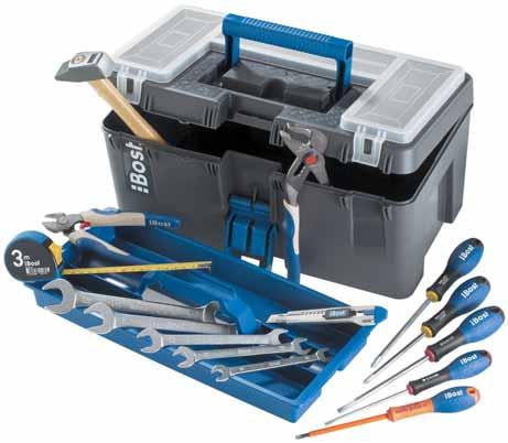 PREMIER PACK Premier pack Initial equipment set with 15 tools in a plastic toolbox: - 5 Expert screwdrivers: flat blade 3.5-5.5 and 4 1000V insulated, Phillips number 1 and 2.