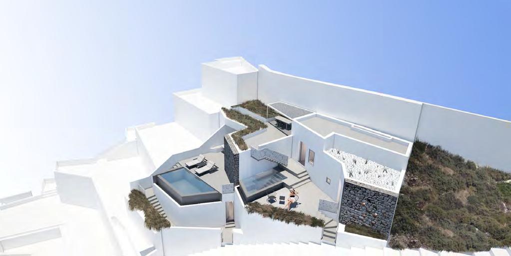 SANTORINI SUITE Elegant and refined, the new Santorini Suites take accommodation to a different level.