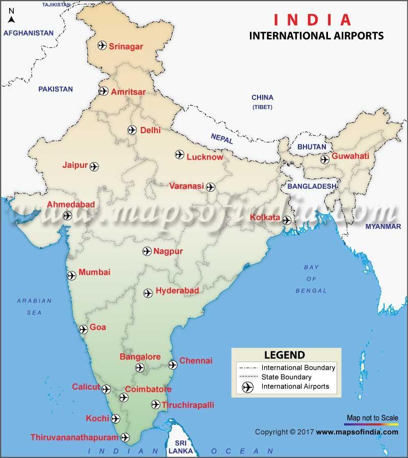 Infrastructure-led development Airports ~550 commercial aircrafts operational in India as of March 2018 20 International airports 16.
