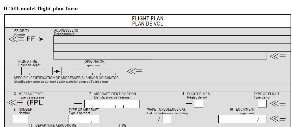 Attribution of an International Flight to an Operator Attribution based on information in the