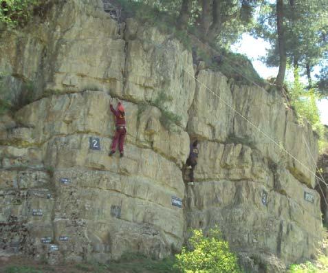 follows: 5 (a) Rock Climbing & Rappelling: The students were exposed