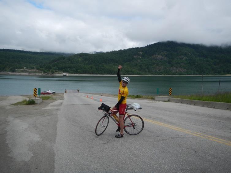 On Friday I cycled from nakusp to Vernon, which was my biggest daily route on my whole trip, a little bite more than