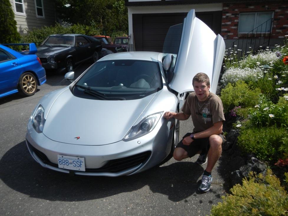 I met the mayor of Cash Creek in the evening on a car show, he was there with his McLaren
