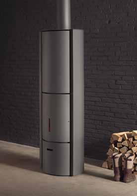 Stûv Stories +Stûv 30-H with heat storage The Stûv 30 can be equipped with an accumulator unit which stores part of the heat.