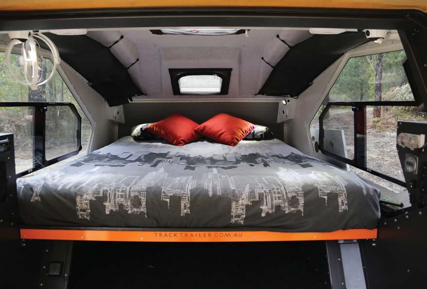 THE TVAN CAMPING ADVANTAGE Imagine sleeping securely under a hard roof and not flapping canvas.