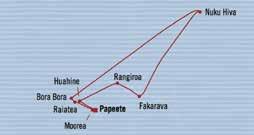 Overights Papeete, Bora Bora & Raiatea Fares per guest from:
