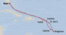 Excursios Bous Islads i the Su Miami to Miami 10 days Ja 13, Feb 24