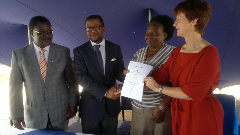 The Polytechnic of Namibia, NHAG and the SDFN formalized their 15 year collaboration on the 27 th of February 2012.