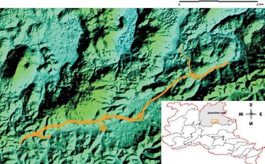 [5], [13], [6], [7], [8], [18]). During one of the highway constructions in the south-western part of Slovenia the largest cave was found, measuring 460 meters in length and 70 meters in depth [9].