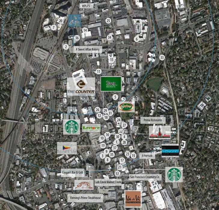 EXCITING Ygnacio Center is located three blocks from Downtown Walnut Creek s many retail, dining and entertainment options.