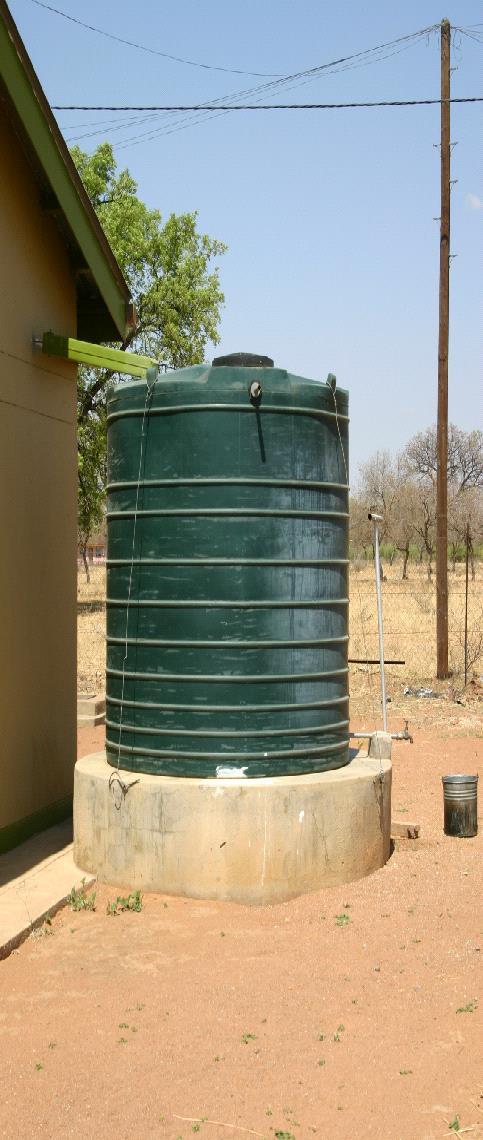 Rain water harvesting Stops evaporation Less storage