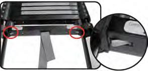 2)According to the direction and size of the roof rack, leasen the screws and adjust the direction and