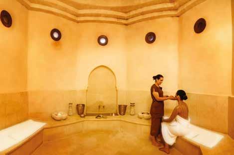 TRADITIONAL MOROCCAN HAMMAM Spend time in our traditional Moroccan Hammam.