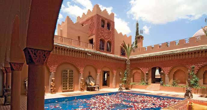 getting here Where is Kasbah Tamadot? Kasbah Tamadot is approximately 45 minutes drive south east from Marrakech Airport in Morocco (about 1 hour from central Marrakech).