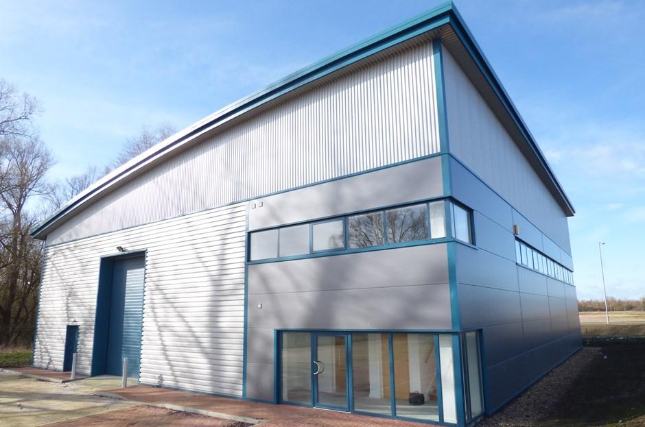 variety of sizes available for Design and Build Unit B now sold to Vindis Group Ltd Plot G - brand new 11,500 sq ft workshop for