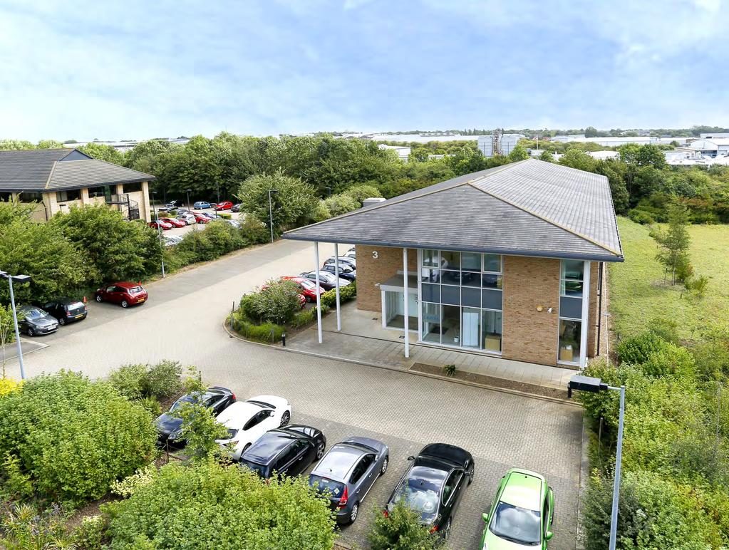 INVESTMENT SUMMARY Modern office building situated in the established St John s Business Park Huntingdon is an affluent town, well located on the and its junction with the A1(M) Detached