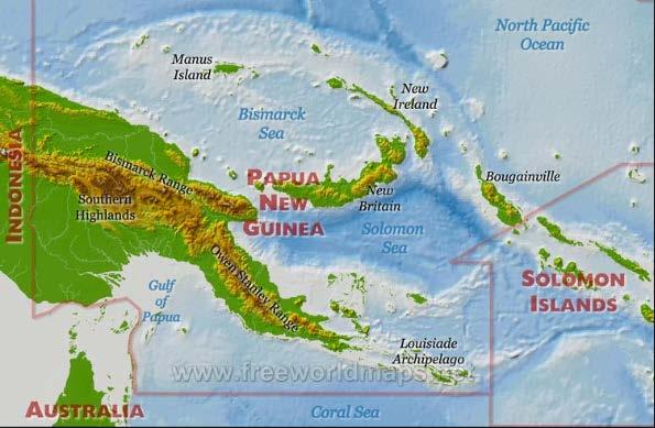 Brief Country Profile Largest island nation in the Pacific Ocean Share border with