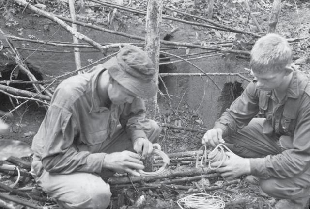 They were out on operations, working as a two-man Splinter Team attached to 6RAR. David was the No.1 of the team, and Bob was new in-country and learning the ropes.