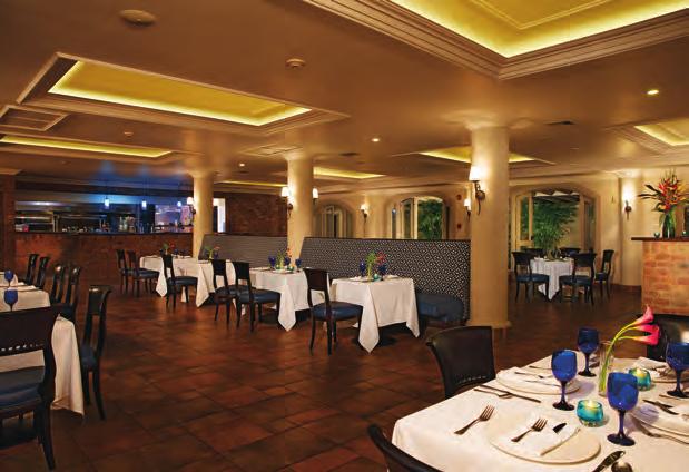 Terrace Restaurant has an elegant, open air atmosphere where