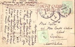 Very nice. 78 Special Price $35.00 21-28 Australia: Postcard with GB ½d KEVII affixed cancelled St Austell.