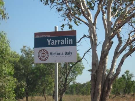 Yarralin Yarralin, also known as Walangeri, is an Aboriginal community located 382km South-West of Katherine.