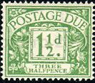 55 1961 ½p org 14 x 15 Typo; ' Postage Due ' J56 $0.15 $0.
