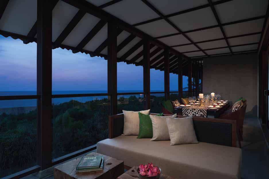 ACCOMMODATION Awaken to the sounds of the flowing river and the gentle waves of the Indian Ocean.