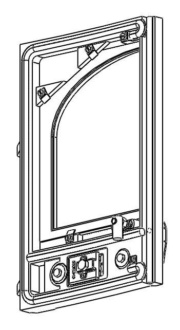 (FSJM05008SS) Glass Clip (HHR08/046) Glass Gasket (CH06/019) Door