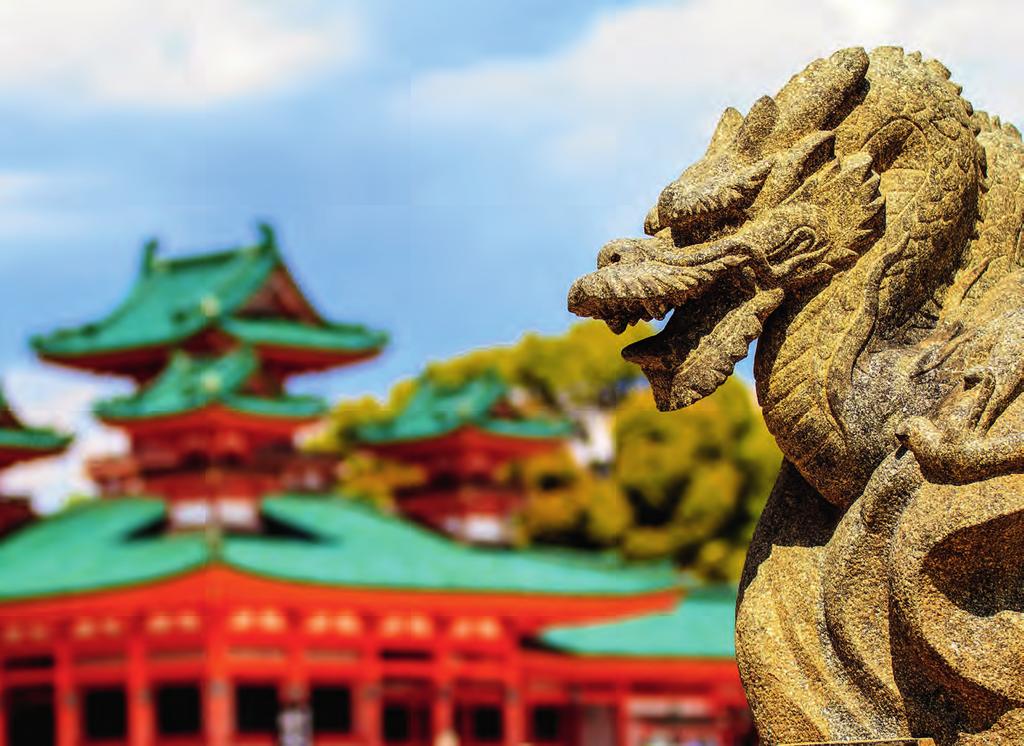 DISCOVER THE CULTURE, BEAUTY & HISTORY OF Japan is a magical place, where bustling city streets are home to Buddhist temples and ramen shops; traditional villages lie nestled on shores and in