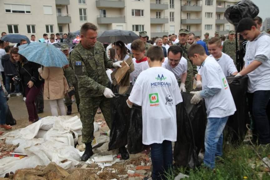 through this commitment in these activities, besides doing concrete cleaning activities in diﬀerent places, has also managed to convey a cogent awareness message to Kosovo citizens about the crucial