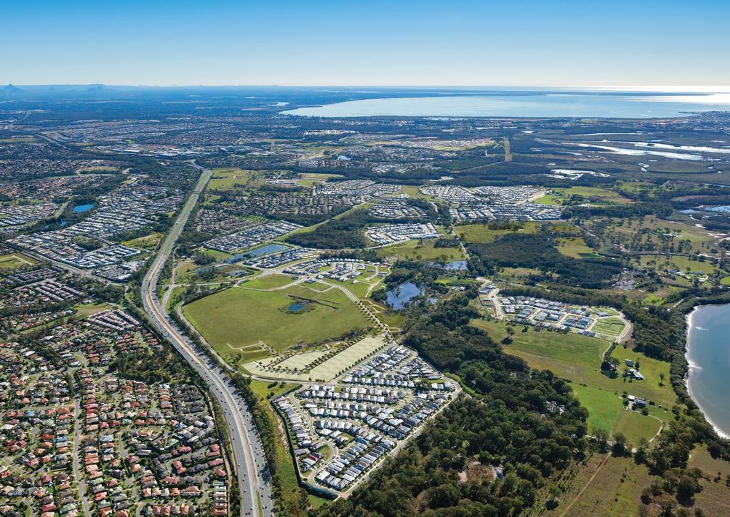 Haven on Greens in Griffin, looking towards North Lakes Bellmere Upper Caboolture CABOOLTURE Burpengary 15km 10km B BELLMERE UPPER CABOOLTURE EMERALD PARK 1736 LOTS