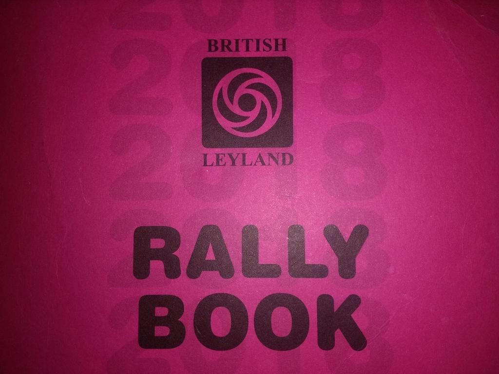 News from around the Association British Leyland Camping and Caravanning Association Do you know anyone that would be interested in advertising in the BL Rally Book?