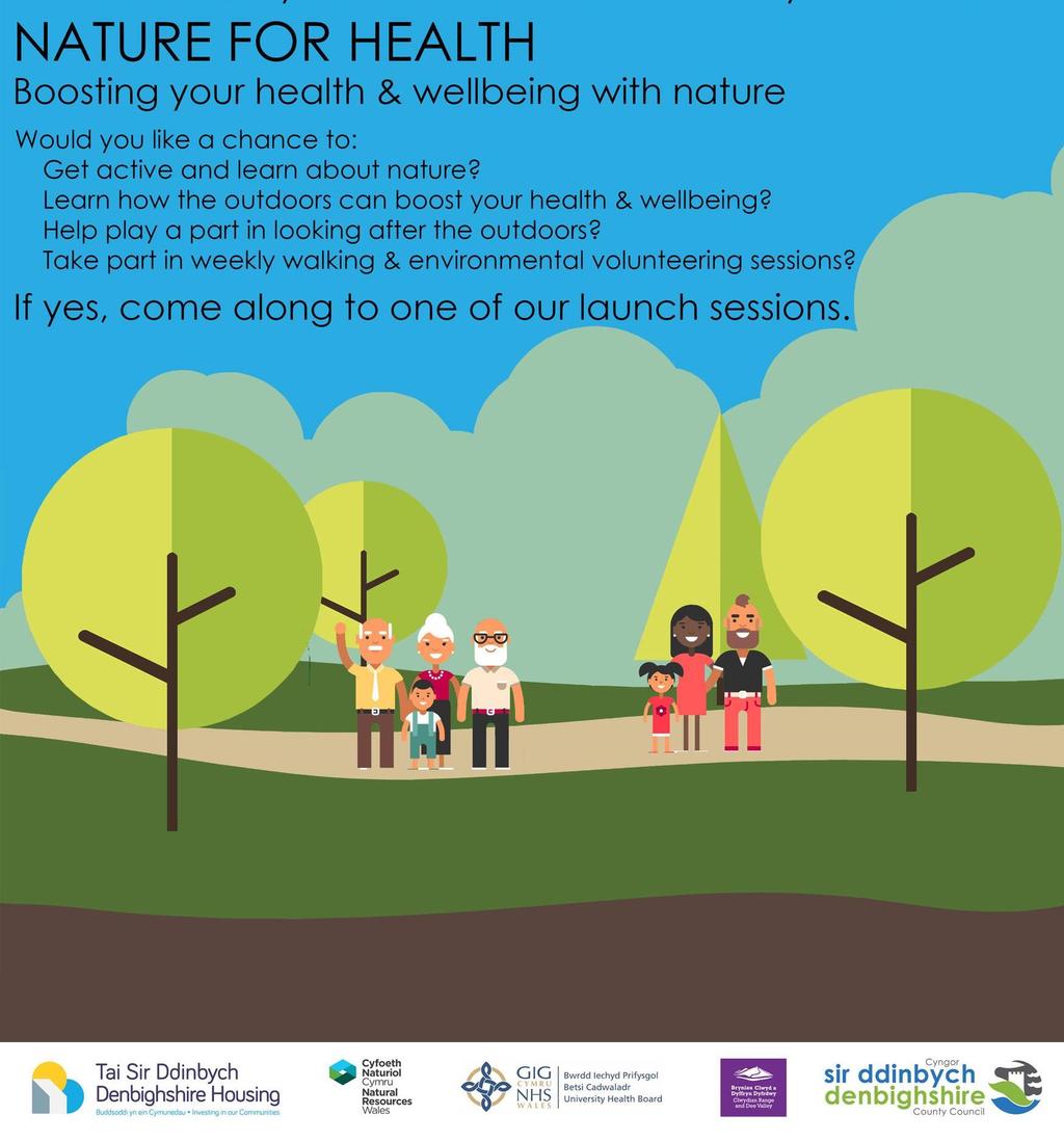 Nature for health at the Morfa Gateway Project.