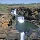 Today, travel through Kimberley cattle country to Galvans Gorge, where a short walk leads to a picturesque waterhole. Inspect the rock art on the gorge walls and take a leisurely swim.