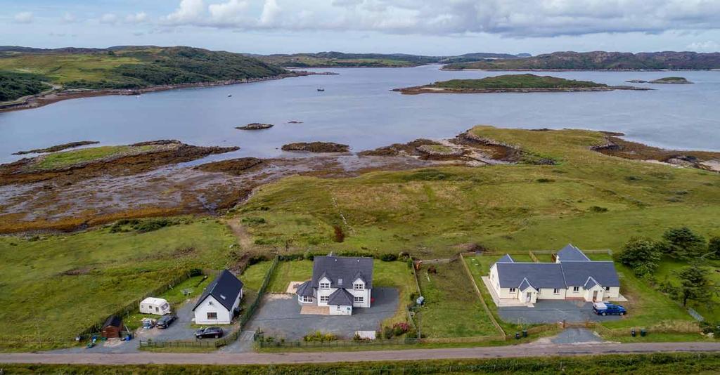 Bayview House Bunessan Isle of Mull Argyll PA67 6DH Detached modern home built in 2010 Prime waterside setting on the scenic