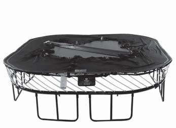 Trampoline and Enclosure Installation and Placement Instructions 1. Adequate overhead clearance is essential. A minimum of 24 ft (7.32 m) from ground level is recommended.