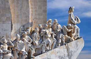 Continue to the Monument of the Discoveries and Jeronimos Monastery Church for exterior visits and then drive along the river Tagus passing Black Horse Square arriving in the most ancient part of the