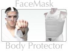 net, clicking on the banner of the Face Mask and Body Protector that