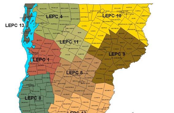 LEPC Districts and Addresses Hazardous Materials Compliance Website: www.dps.state.vt.us/vem/index_hazmat.