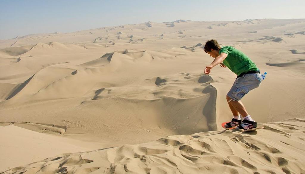 Sand Buggy & Sandboarding DAY 3 In the afternoon, adventure the sand dunes found between Paracas and Ica, experience a