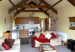 Accommodation features a large lounge with TV and DVD, a full
