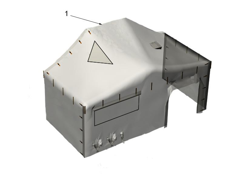 TM 10-8340-240-12&P 0024 00 OPERATOR S AND UNIT MAINTENANCE MODULAR GENERAL PURPOSE TENT SYSTEM (MGPTS) GROUP 01 TENT SECTION, END MODULE FABRIC NSN 8340-01-477-9569,