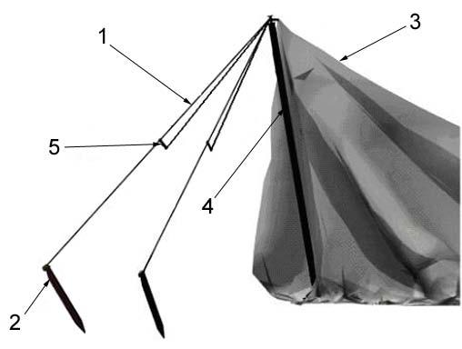SETTING UP TENT POLES - continued TM 10-8340-240-12&P 0004 00 13. Roll up one 9-ft long sidewall of tent. Use tie straps at eave to secure the rolled up section.