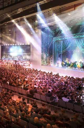 RESIDENTIAL 4,000 SEAT INDOOR MUSIC HALL 8,000 SEAT OUTDOOR